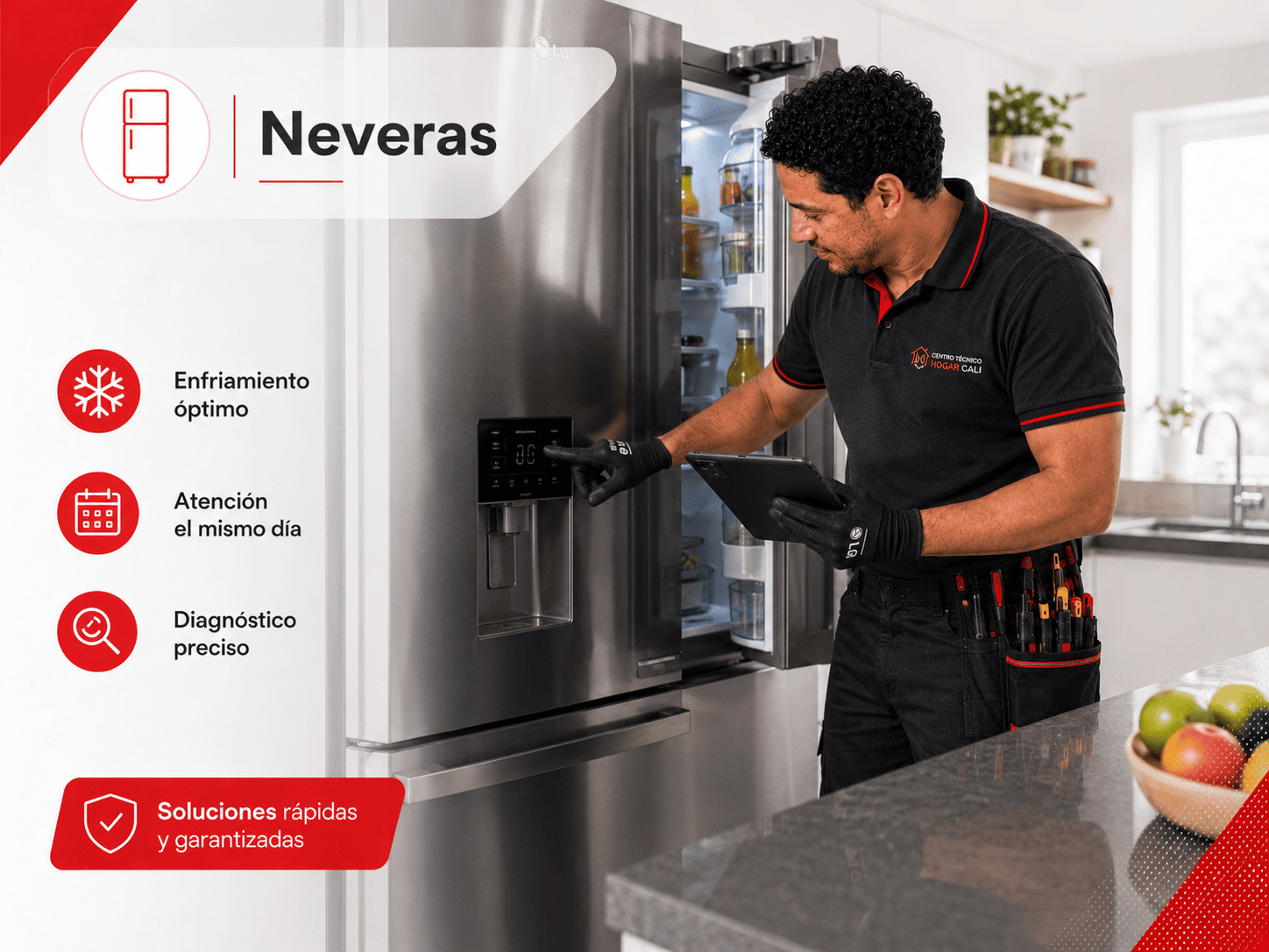 Servicio Técnico LG, Servicio puntual, eficiente y confiable para electrodomésticos. Agenda tu reparación hoy mismo.