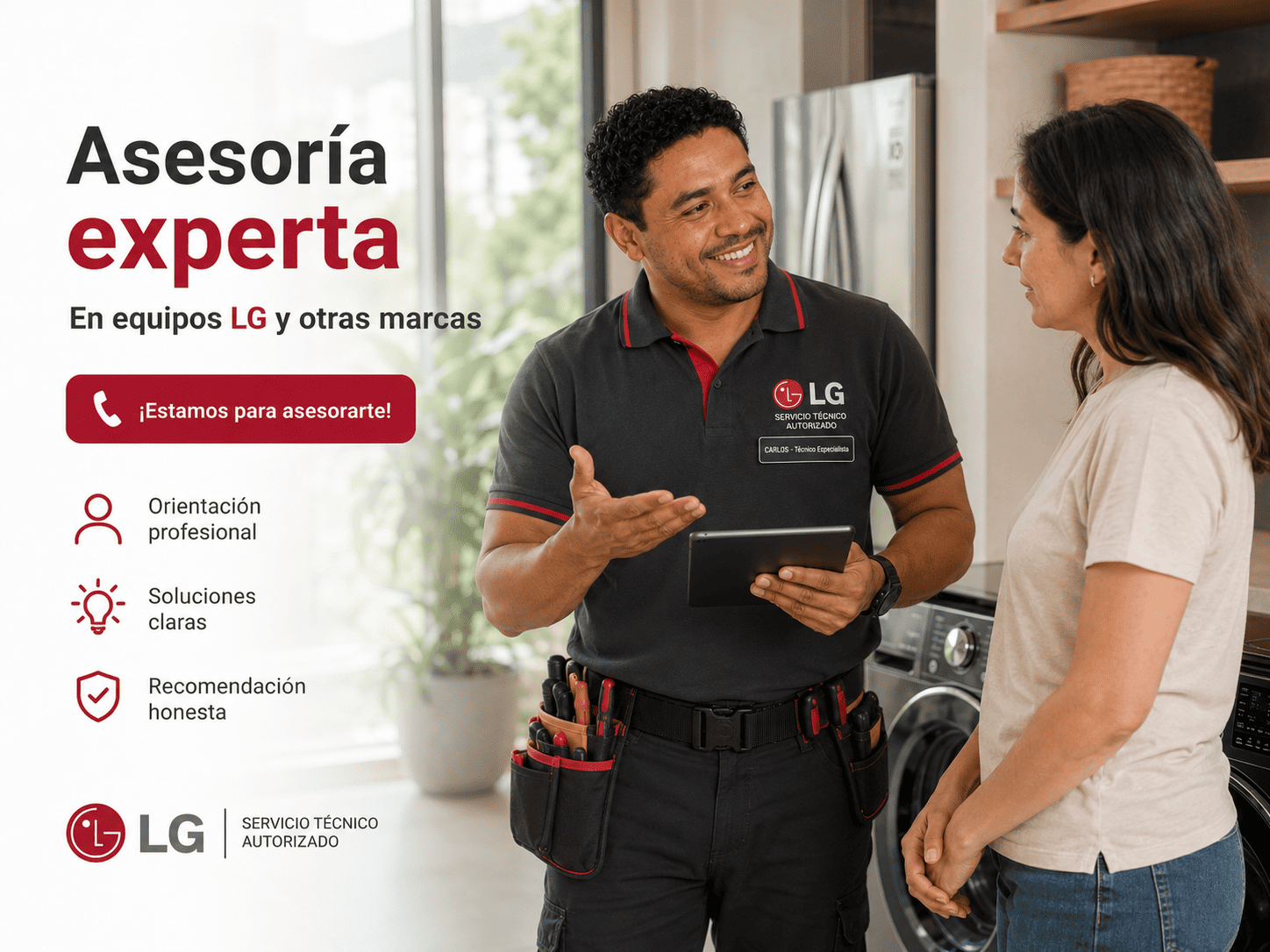 Servicio Técnico LG, Servicio puntual, eficiente y confiable para electrodomésticos. Agenda tu reparación hoy mismo.