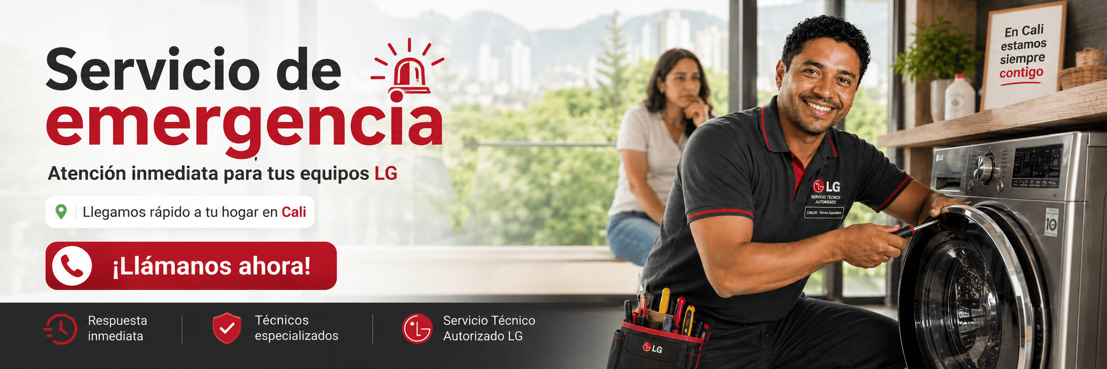 Servicio Técnico LG, Servicio puntual, eficiente y confiable para electrodomésticos. Agenda tu reparación hoy mismo.